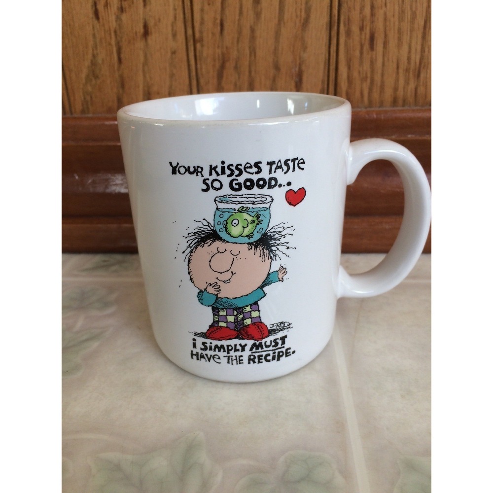 Your Kisses Taste so Good I must have Recipe Coffee Cup Vagabond Creations Papel